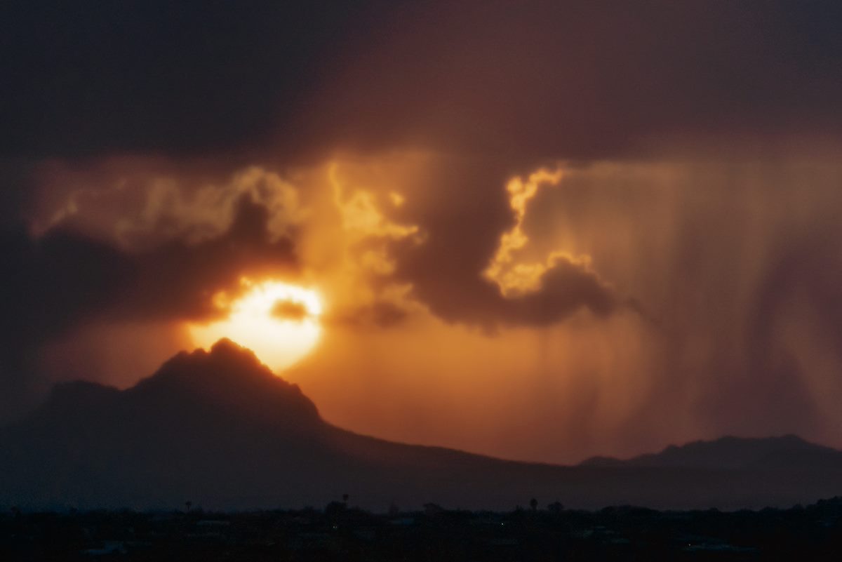 2018 September Ragged Top Sunset from the Linda Vista Trails