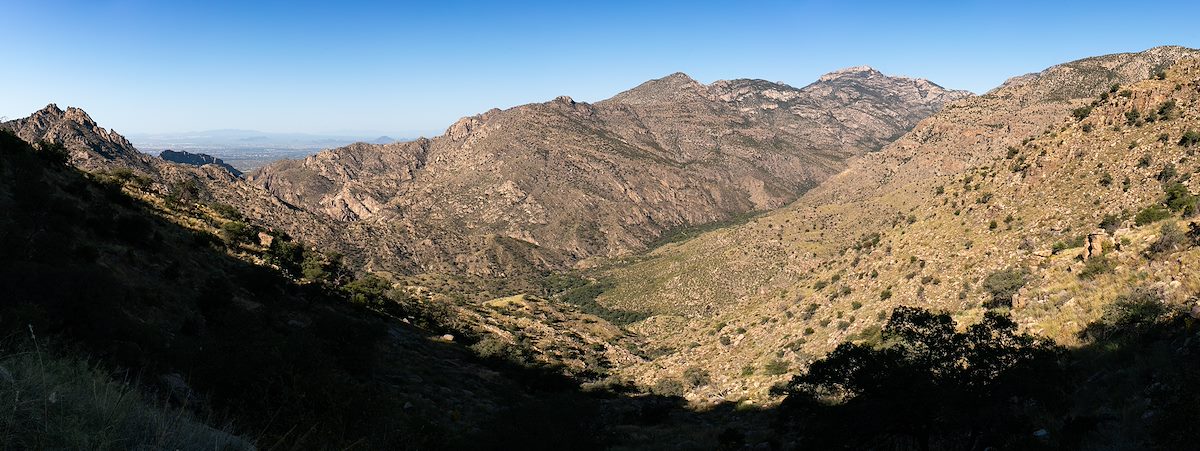 2018 September View into the Santa Catalina Mountains from the Palisade Trail