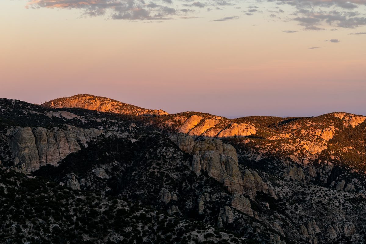 2019 April Rose Peak in the Sunset from Brinkley Point