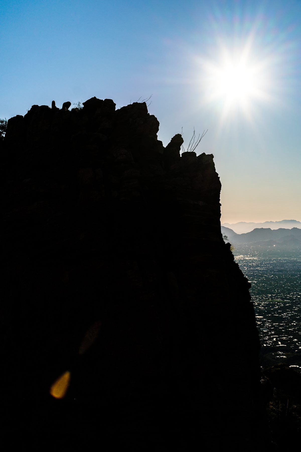 2019 December A Rock Formation on the ridge above the Finger Rock Trail