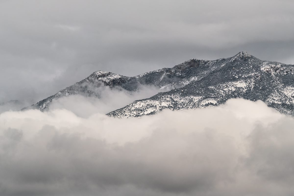 2019 February Clouds below Samaniego Ridge