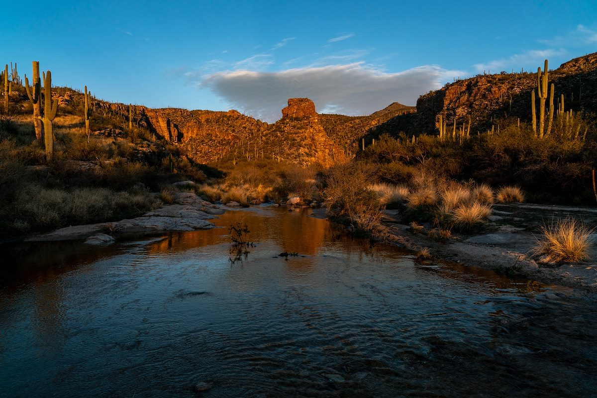 2019 February La Milagosa Canyon Sunset