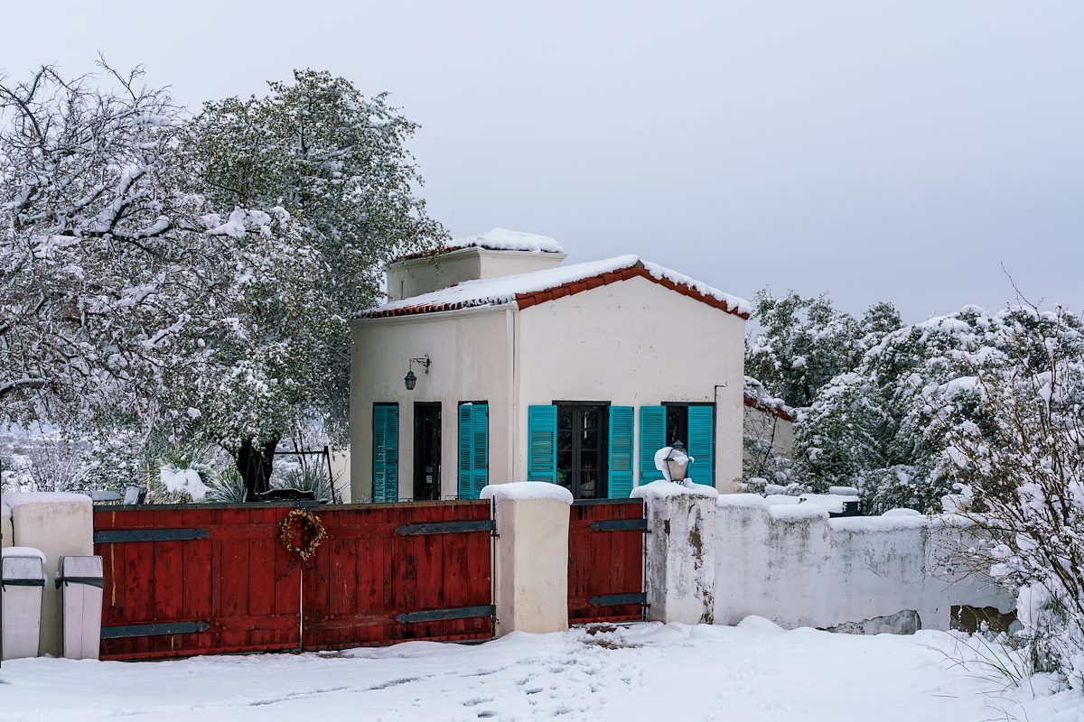 2019 February Snow on the Kannally Ranch House