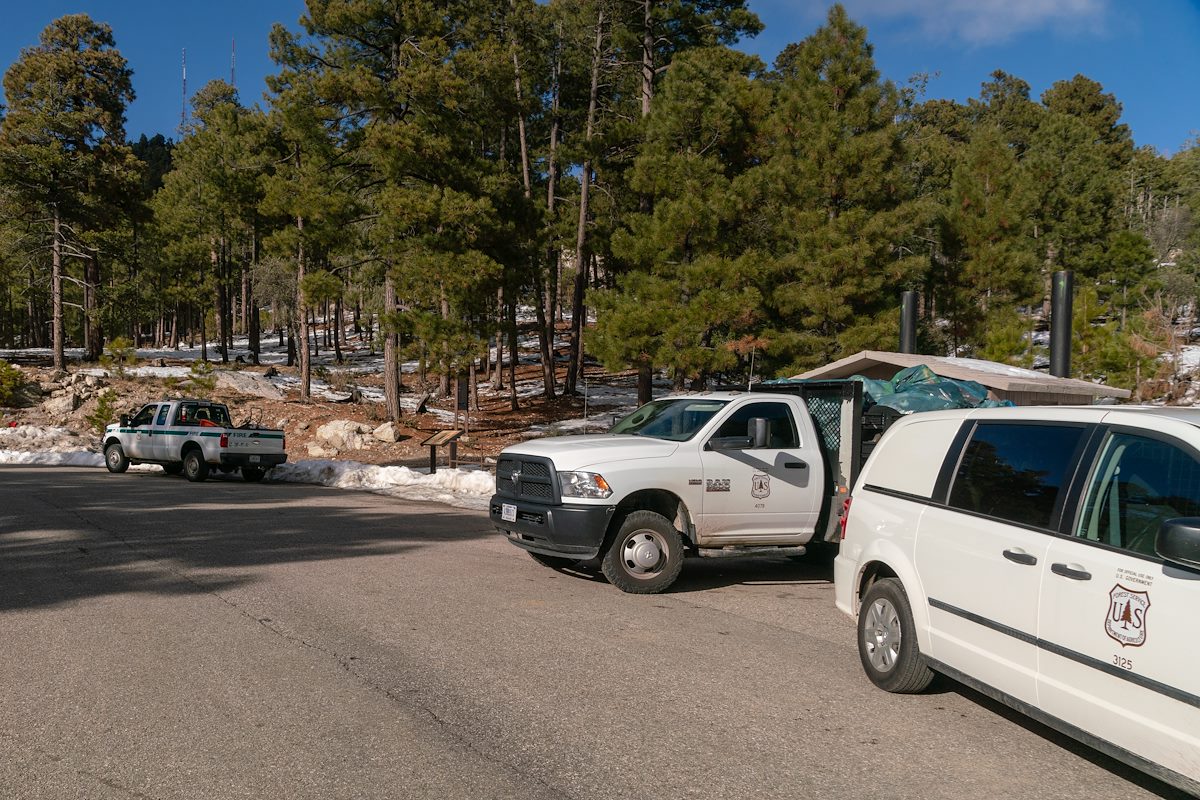 2019 January Forest Service Working During the Government Shutdown to Clean Up