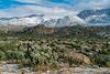 2019 January Looking towards a snowy Charlouea Gap from the Golder Ranch area