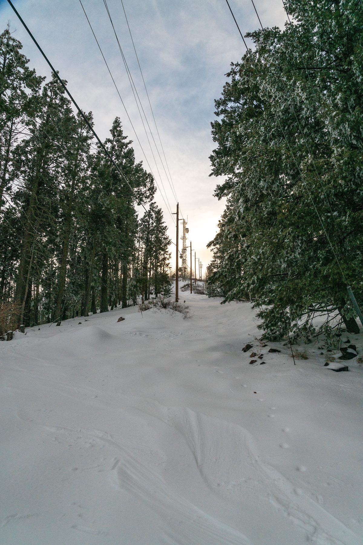 2019 January Powerlines to the top