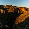 2019 January Sunset from the edge of Agua Caliente Canyon