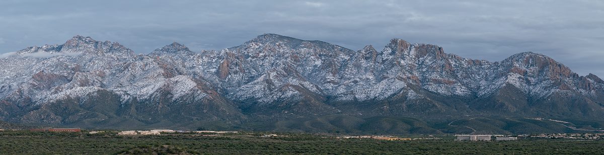 2019 January West Side of the Santa Catalina Mountains with Snow