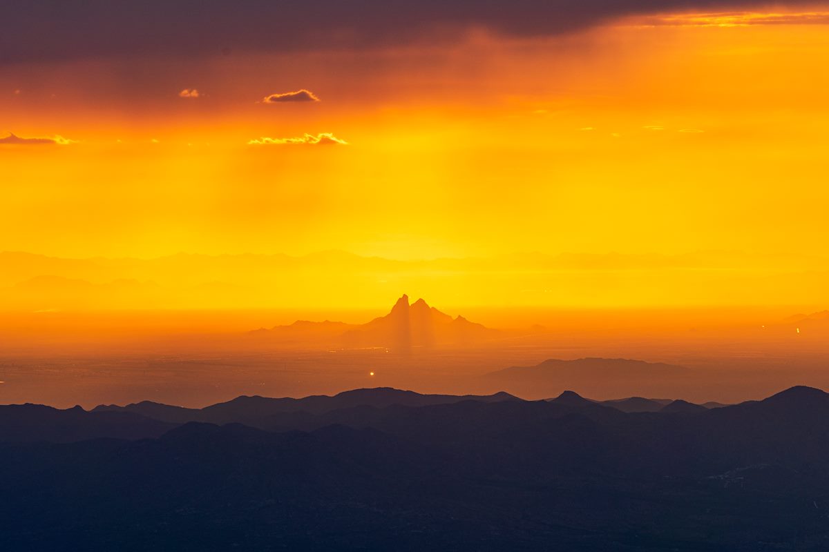 2019 July Picacho Peak Sunset 01