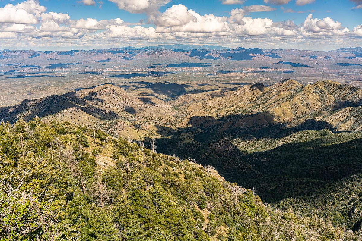 2019 September View Down into Edgar Canyon