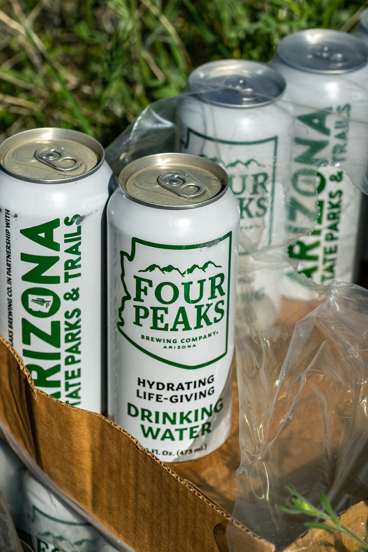 2020 April Four Peaks Drinking Water on the Arizona Trail