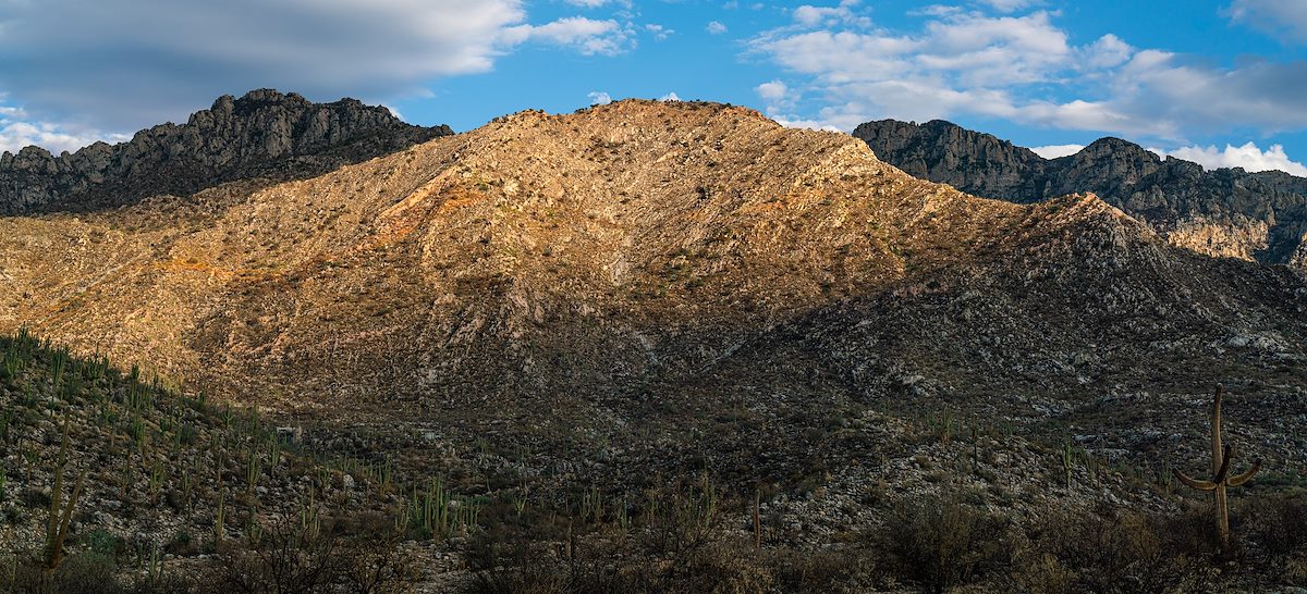 2020 August Faint Red Fire Retardant Lines on Buster Mountain
