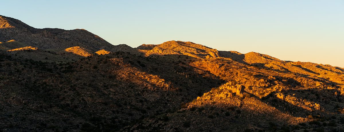 2020 January Sunset light from Point 4194