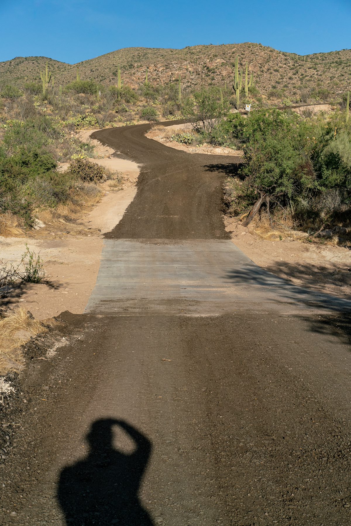 2020 June New Surface on Horsehead Road with a for sale sign in the distance