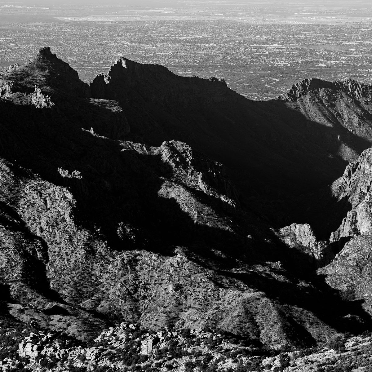 2020 June Shadows in Sabino Canyon