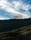 2020 June Smoke from the Bighorn Fire from the Agua Caliente Canyon Trail