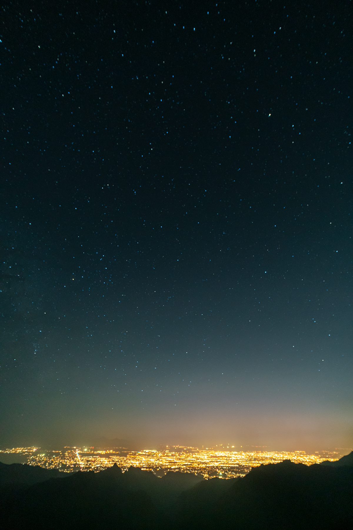 2020 June Stars over Tucson from the Box Camp Trail