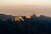 2020 June Sunset Light on Thimble Peak with Mount Wrightson in the Distance
