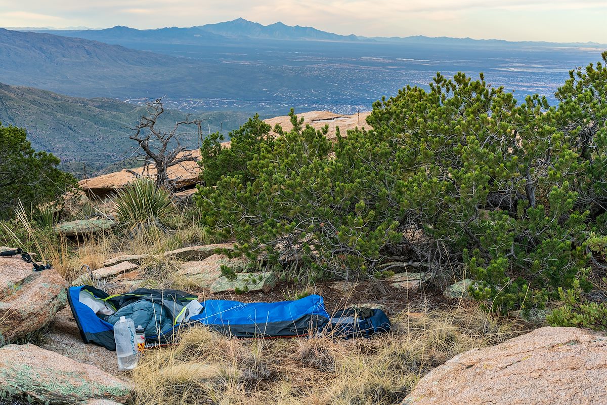 2020 March Camping near the summit of Airmen Peak