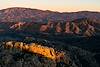 2020 March Mica Mountain and Agua Caliente Hill in the Sunset from Airmen Peak
