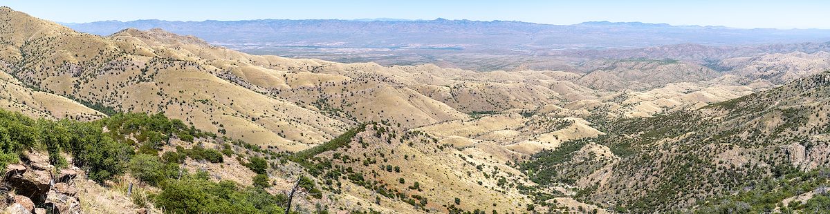 2020 May Brush Corral Trail Following the Ridge Down