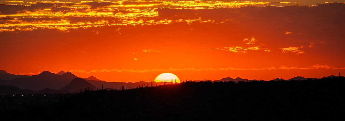 2020 November Sunset from Catalina State Park