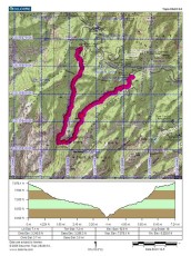 0705 Palisade Canyon - Spencer Canyon Map