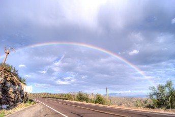 1308 Rainbow from the Soldier Trail Trailhead