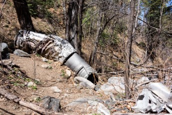 1404 Wreckage near the Butterfly Trail