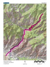 0809 Palisades to Sabino Canyon Map