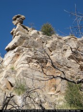 0902 Balanced Rock above the Canyon