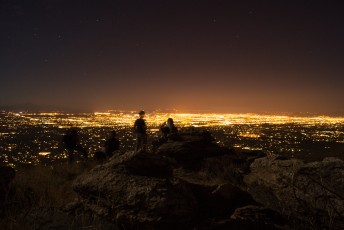 1305 Tucson Lights from Point 4981 above Hairpin Turn