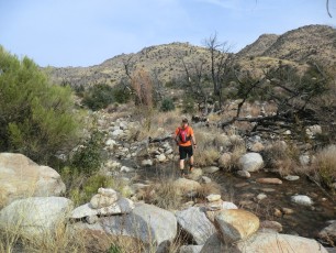 1212 Crossing Sycamore Canyon on the Bear Canyon Shortcut Trail