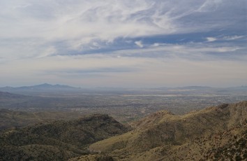 1304 Looking towards Tucson from Airmen Peak